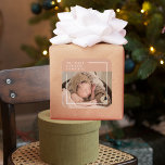 Modern Baby Photo | You Make My Life Complete Gift Square Sticker<br><div class="desc">Modern Baby Photo | You Make My Life Complete Gift</div>