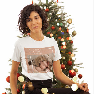 Modern Baby Photo   You Make My Life Complete Gift T-Shirt