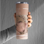 Modern Baby Photo | You Make My Life Complete Gift Thermal Tumbler<br><div class="desc">Modern Baby Photo | You Make My Life Complete Gift</div>