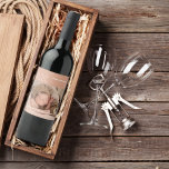 Modern Baby Photo | You Make My Life Complete Gift Wine Label<br><div class="desc">Modern Baby Photo | You Make My Life Complete Gift</div>