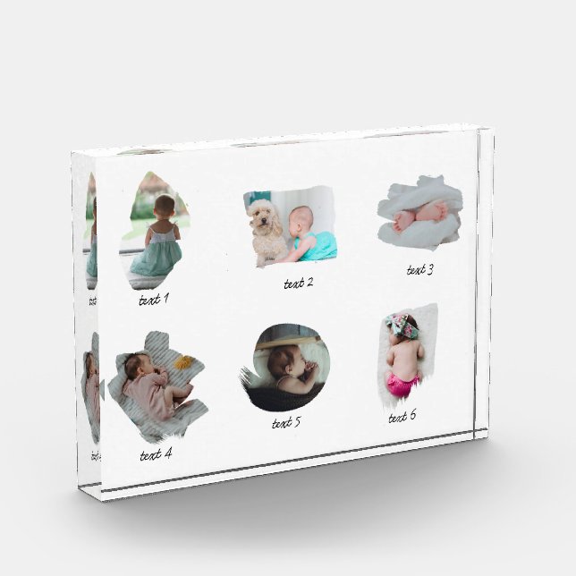 Modern Baby Photos Collage (Left)