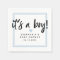 Modern Baby Shower Blue It's A Boy