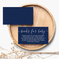 Modern Baby Shower Book Request