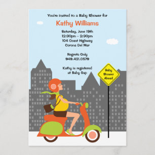 Modern Baby Shower Invitation