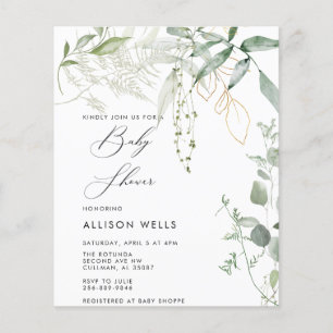 Modern Baby Shower Invitation Flyer