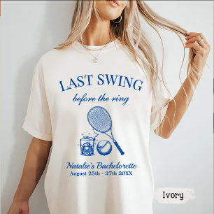 Modern Bach Last Swing Before The Ring Tennis T-Shirt