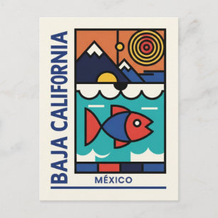 Modern Baja California Postcard