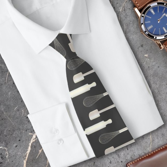 Modern Bakery Pastry Chef Tie (Creator Uploaded)