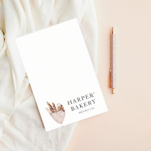 Modern Bakery Professional Logo Post-it Notes