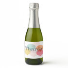 Modern balloon bunch thank you sticker