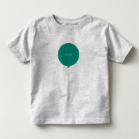 Modern Balloon | Green Scandinavian Unisex Name