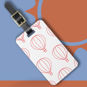 Modern Balloon Pattern Luggage Tag