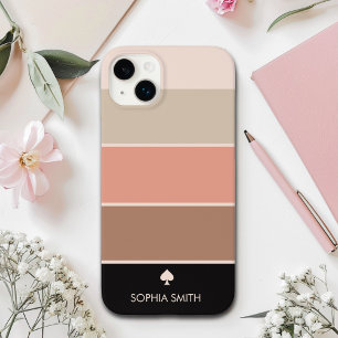 Modern band   Orange and brown tones Minimalist Case-Mate iPhone 14 Plus Case