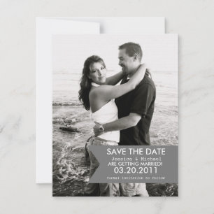 Modern Banner Save the Date Invitation