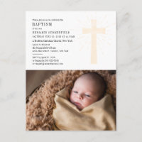 Modern Baptism Church Event With Baby Photo