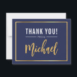 MODERN BAR MITZVAH thank you gold name calligraphy<br><div class="desc">by kat massard >>> kat@simplysweetPAPERIE.com <<< A simple, stylish way to say thank you to your guest's for attending your child's BAR/BAT MITZVAH Setup as a template it is simple for you to add your own details, or hit the customise button and you can add or change text, fonts, sizes...</div>