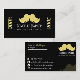 Modern Barber Business Card