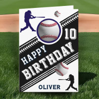 Modern Baseball Ball Player Themed Birthday