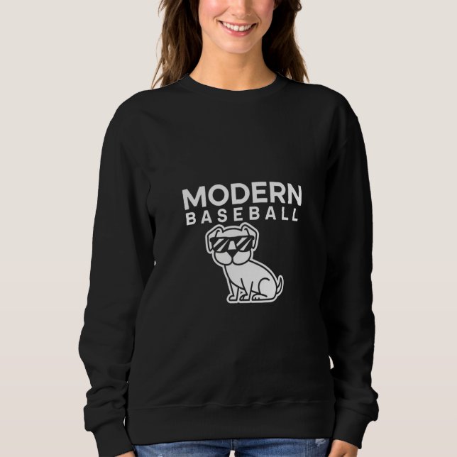 Modern Baseball Logo Design Sweatshirt (Front)