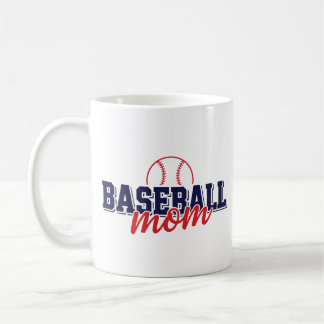 Modern Baseball Mom Custom Game Day Coffee Mug