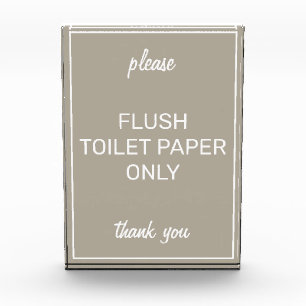 Modern Basic Beige Bathroom Septic Block