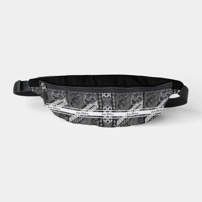 Modern BATIK Pattern Fanny Pack (Front)