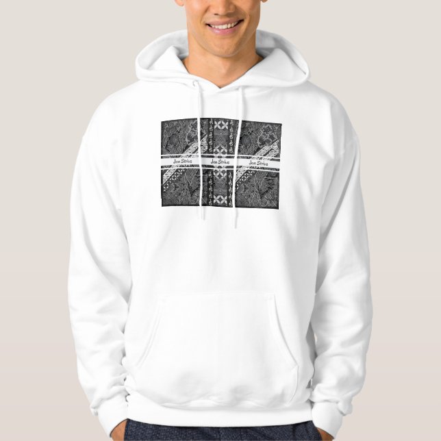 Modern BATIK Pattern Hoodie (Front)