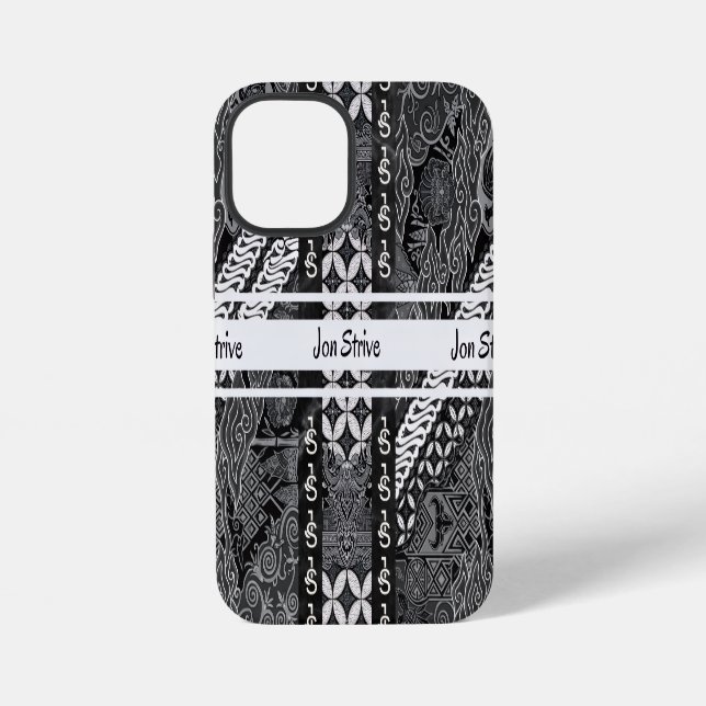 Modern BATIK Pattern iPhone Case (Back)