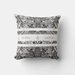 Modern BATIK Pattern Throw Pillow