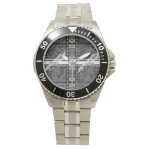 Modern BATIK Pattern Watch