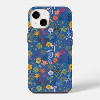 Modern Batik Victoria Blue iPhone 14 Case