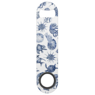 Modern Beach Coastal Watercolor Wedding Blue Bar Key