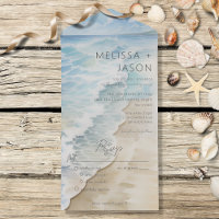 Modern Beach Shoreline Coastal Dinner