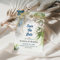 Modern Beach Theme Wedding 