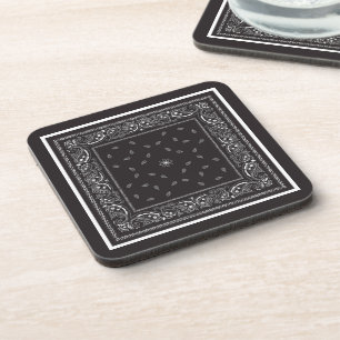 Modern Beautiful Black and White Patterns Home Coaster