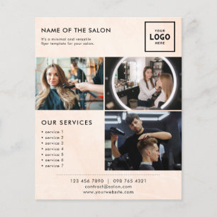 Modern Beauty Branding Design for Professionals Flyer