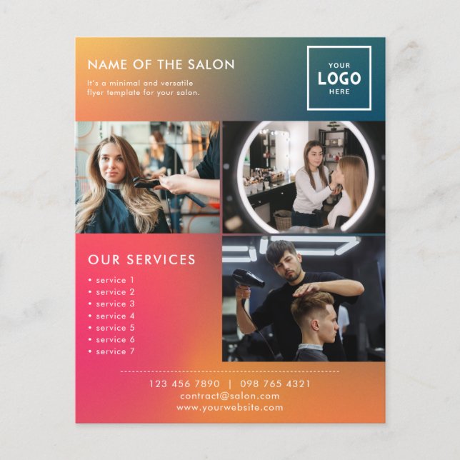 Modern Beauty Branding Design for Professionals Flyer (Front)