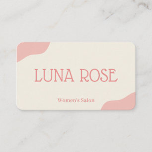 Modern Beauty Salon Branding Business Card
