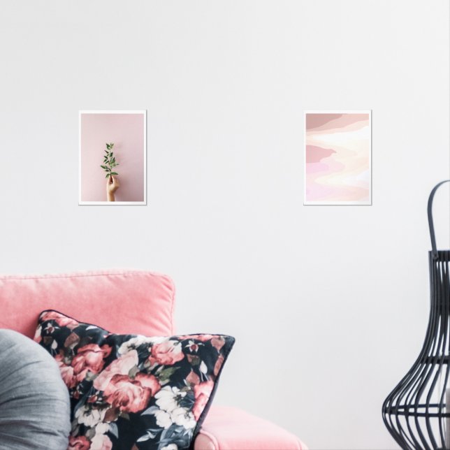 Modern Beauty Saloon Wall Print Set (Livingroom)