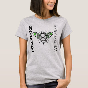 Modern Bee Pollinator Wild & Free Bee T-Shirt