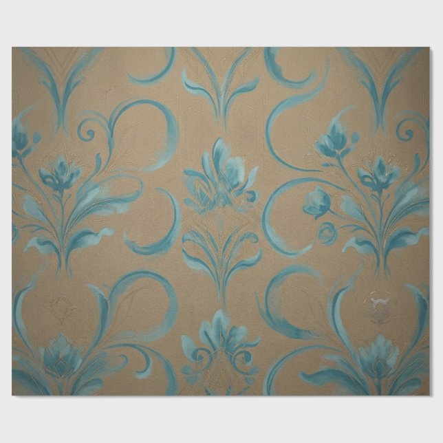 Modern Bespoke Pattern 2025 Wrapping Paper (Flat)