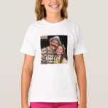 modern best dad custom photo T-Shirt<br><div class="desc">Show your Dad how much he means to you with this custom photo t-shirt. Easily upload your cherished picture to create a heartfelt and personal gift. The design features 'Best Dad' in a lovely script font, perfect for Father's Day or any special occasion.</div>