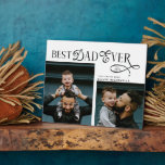 Modern Best Dad Ever 2 Photos Fathers Day Gifts Plaque<br><div class="desc">Give Dad a gift that speaks straight to the heart. This Modern Best Dad Ever plaque features a sleek, minimal design with bold typography and space for two meaningful photos - making it the perfect way to celebrate fatherhood and capture memories that last. Customize with your favorite father-child moments, travel...</div>