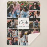 Modern Best Friends BFF 8 Collage Photo