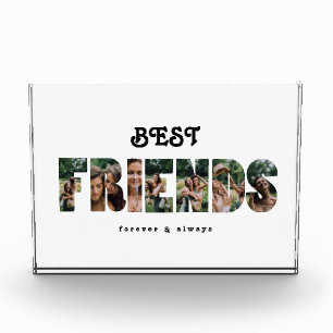 Modern Best Friends Collage Photo Gift For Friends
