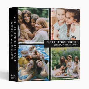 Modern Best Friends Forever 4 Photo Collage Album Binder