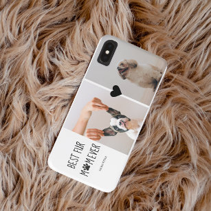 Modern Best Fur Mom Ever   Dog Photo Case-Mate iPhone Case