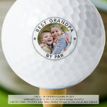 Modern BEST GRANDPA BY PAR Photo Golf Balls<br><div class="desc">For the special golf-enthusiast grandfather, create a unique photo golf ball with the editable title BEST GRANDPA BY PAR. ASSISTANCE: For help with design modification or personalization, color change, transferring the design to another product or if you would like coordinating items, contact the designer BEFORE ORDERING via the Zazzle Chat...</div>
