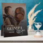 Modern Best GrandPa Ever Photo Personalized Plaque<br><div class="desc">Celebrate grandpa with a timeless and heartfelt keepsake — the Modern Best Grandpa Ever Photo Personalized Plaque. Featuring your favorite photo paired with a clean, modern “Best Grandpa Ever” message, this premium plaque turns cherished memories into stylish display décor grandpa will treasure every day. Crafted with high-quality materials, crisp printing,...</div>