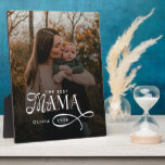 Modern Best Mama Ever Photo Mothers Day Gifts Plaque<br><div class="desc">Create a personalized Modern Best Mama Ever Photo Mother’s Day Gifts Canvas Print by uploading your own photo. This custom photo block is perfect for Mother’s Day, birthdays, or special occasions. The modern typography paired with your cherished picture makes this canvas an ideal gift for moms, grandmas, stepmoms, and mother...</div>